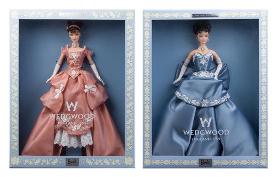 Appraisal: Sale Lot Two Limited Edition Wedgwood England Barbies model box