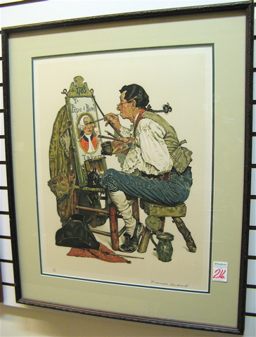 Appraisal: NORMAN ROCKWELL New York - An original color lithograph titled