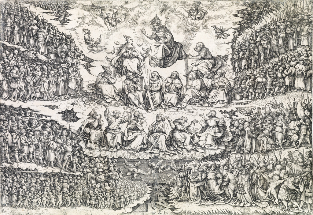 Appraisal: DANIEL HOPFER The Last Judgment Etching circa x mm x