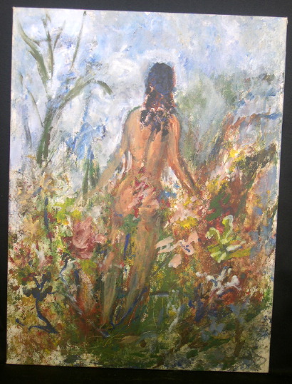 Appraisal: Attributed Elaine Kolp American New Orleans b Nude Maiden Walking