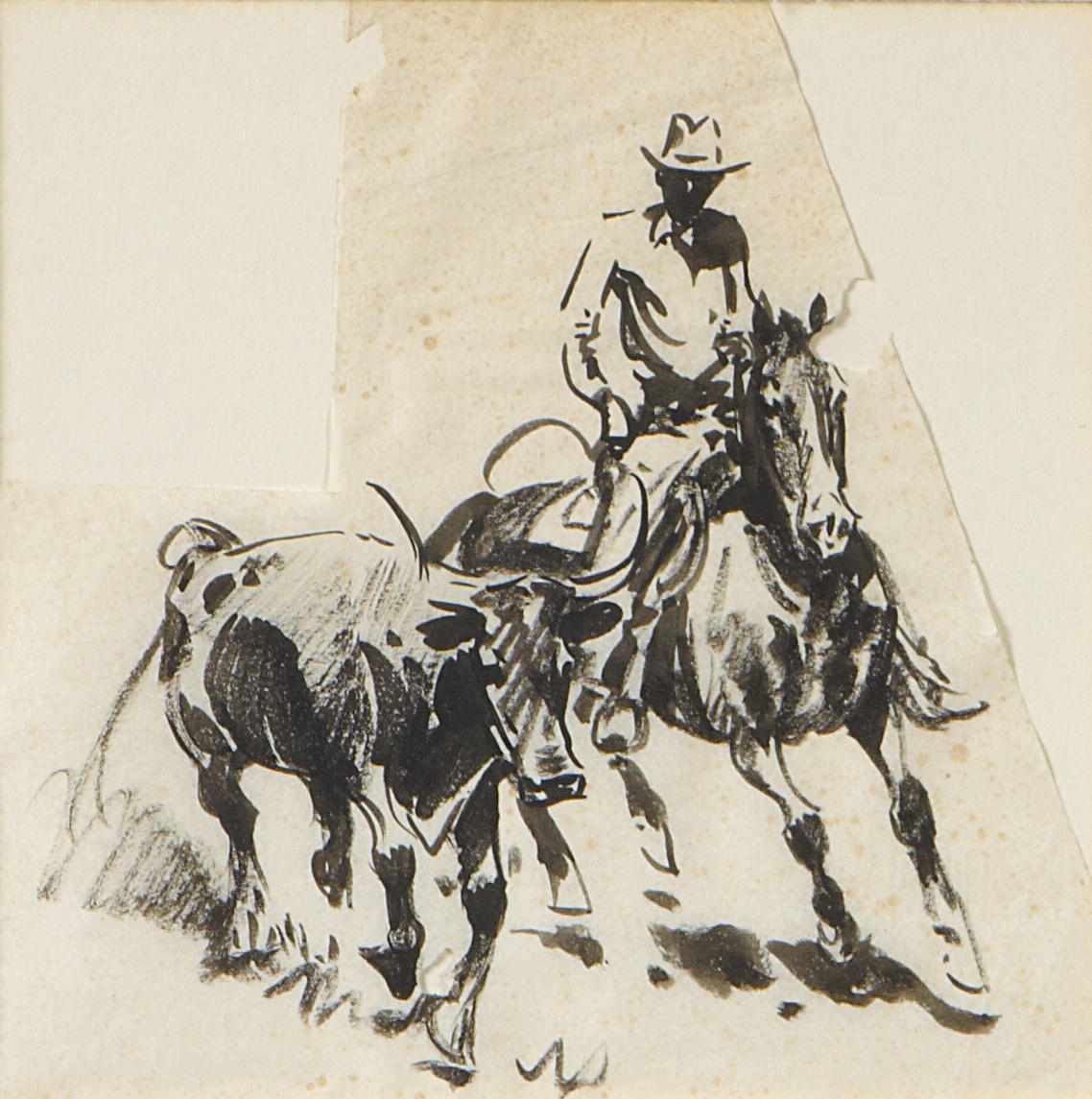 Appraisal: John Edward Borein American - A group of sketches ink