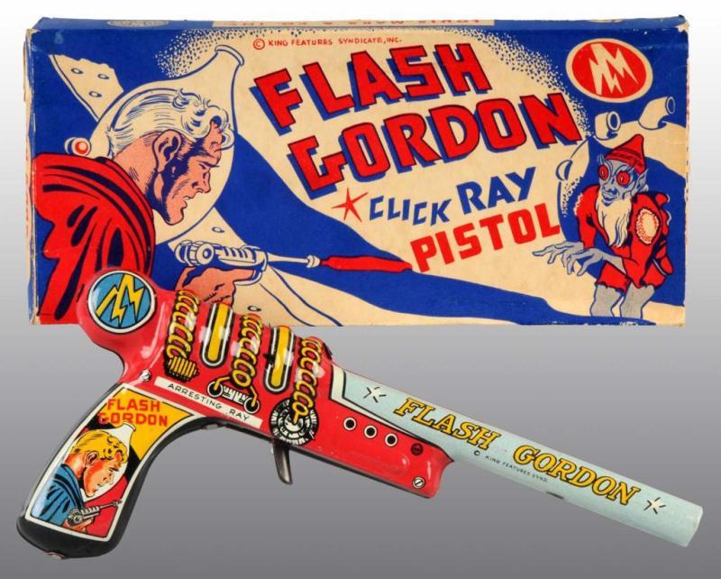 Appraisal: Marx Flash Gordon Toy Ray Gun in Orig Box Description