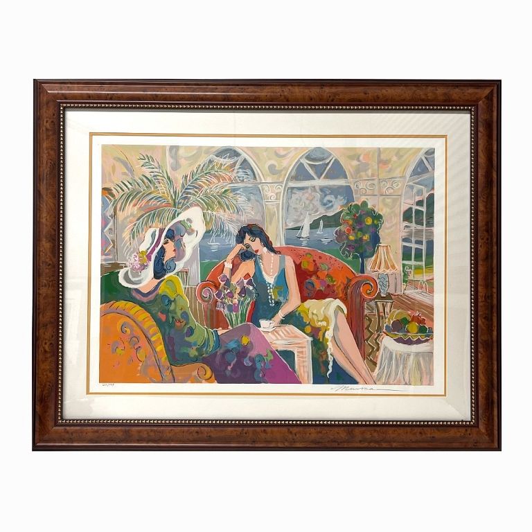 Appraisal: Isaac Maimon Montego Bay Isaac Maimon Montego Bay Signed Serigraph