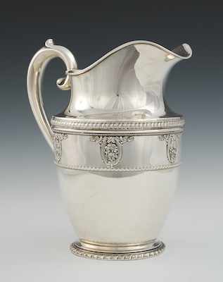 Appraisal: A Sterling Silver Water Pitcher in Rose Point Pattern by