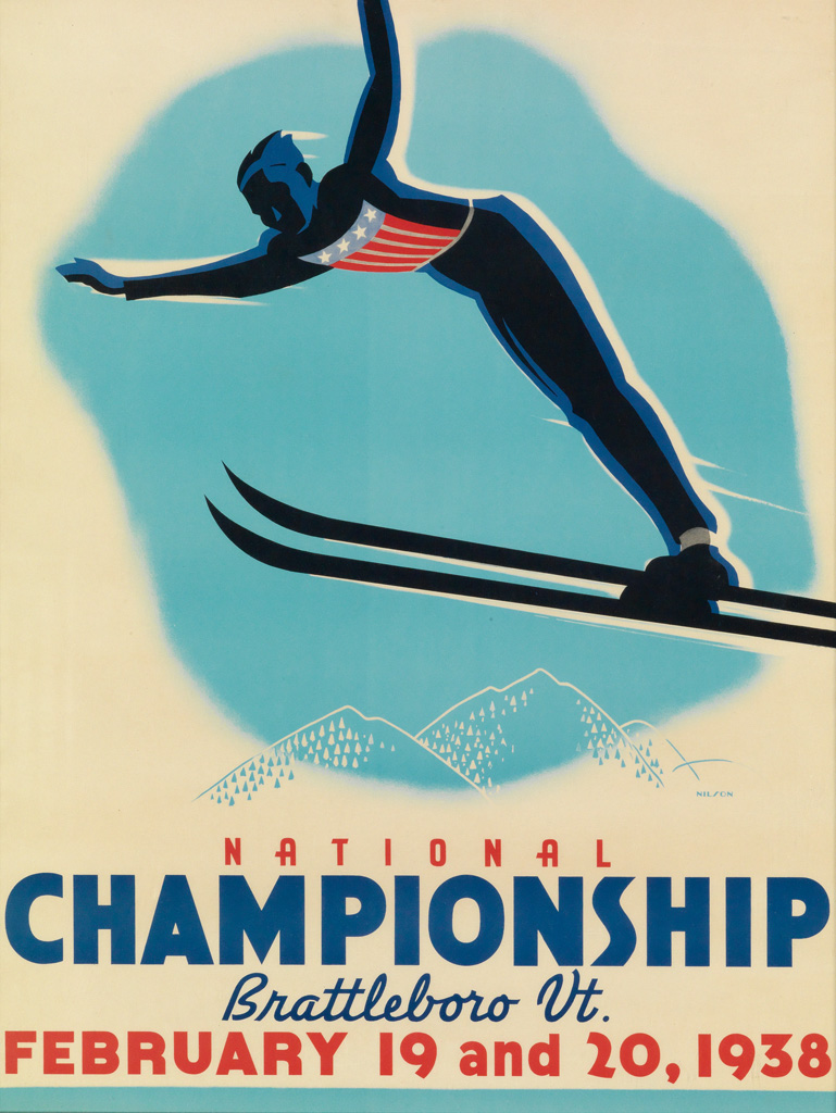 Appraisal: GUSTAV NILSON DATES UNKNOWN NATIONAL CHAMPIONSHIP BRATTLEBORO VT x inches