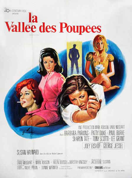 Appraisal: Valley of the Dolls th Century Fox French poster condition