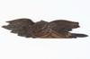 Appraisal: CARVED EAGLE - th C carved pine eagle on shield