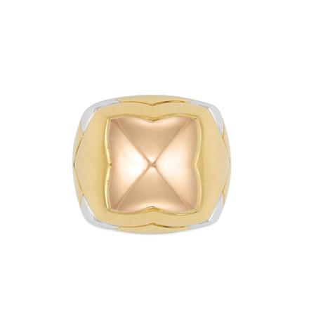 Appraisal: Tricolor Gold Dome Ring Bulgari Estimate -