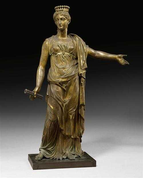 Appraisal: FIGURE OF A WOMAN late Empire attributed to P P