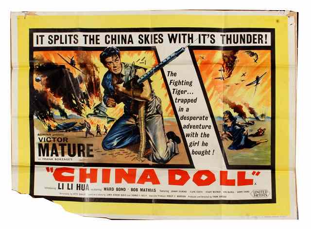 Appraisal: CHINA DOLL United Artists war starring Victor Mature British quad