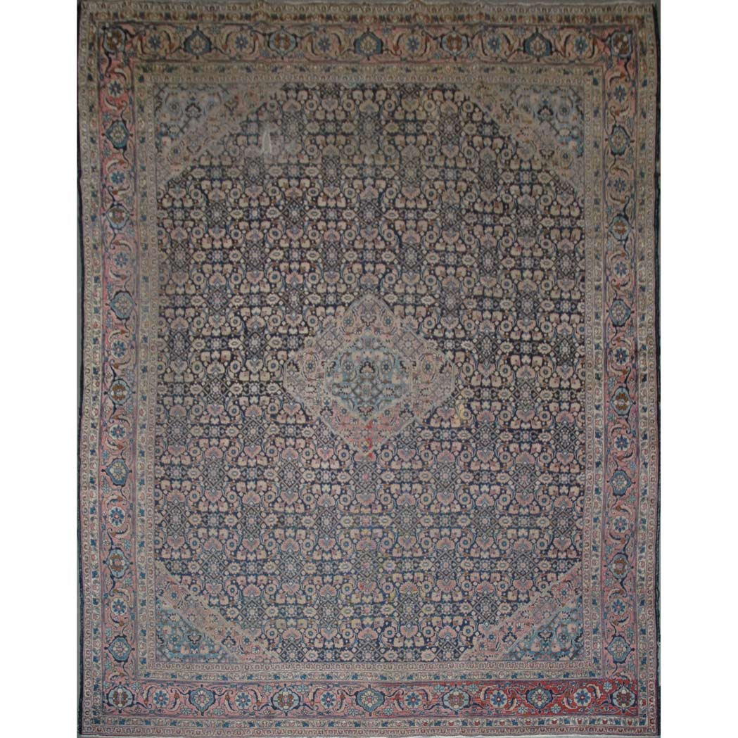 Appraisal: Tabriz Carpet Northwest Persia circa The central hexagonal medallion on