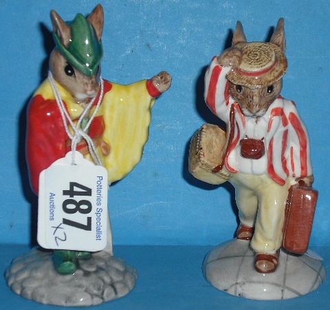 Appraisal: Royal Doulton Bunnykins Figures Minstrel DB limited edition with certificate