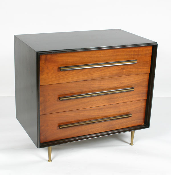 Appraisal: Robsjohn Gibbings designed dresser manufactured by Widdicomb three recessed drawers