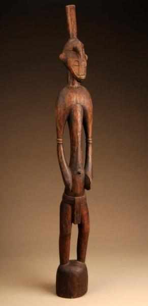 Appraisal: West African Senufo Rhythm Pounder Figure Description From Ivory Coast