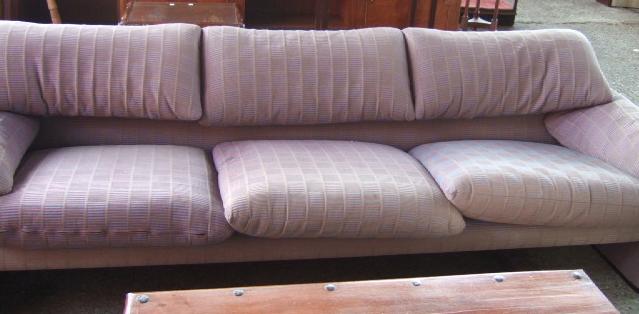 Appraisal: A 's three seat sofa by Viko Magisretti model 'maralunga'