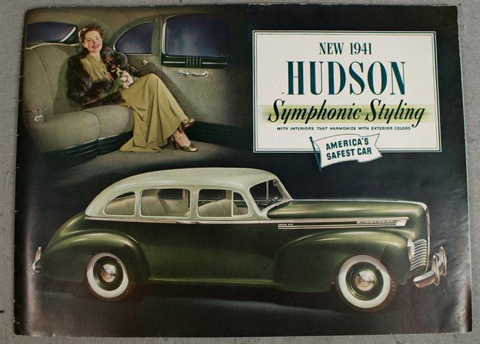 Appraisal: plus printed automobile brochures for Fisher Body Studebaker Nash Oldsmobile