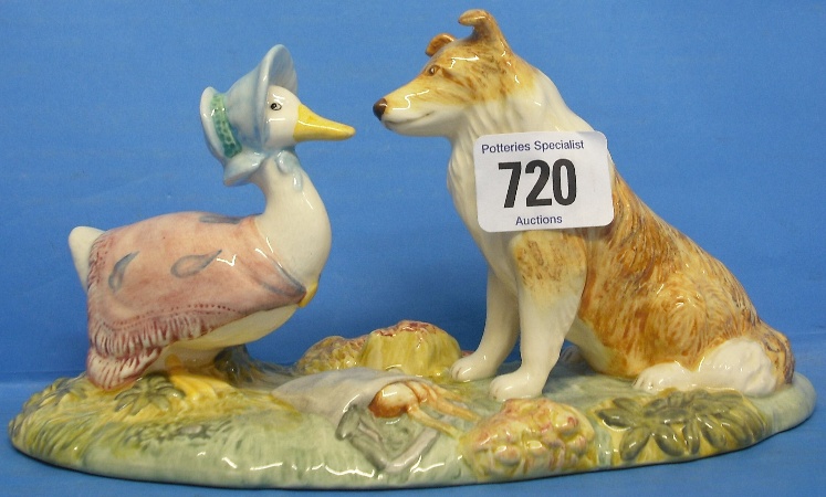 Appraisal: Beswick Beatrix Potter Tableau Kip and Jemima BP B limited