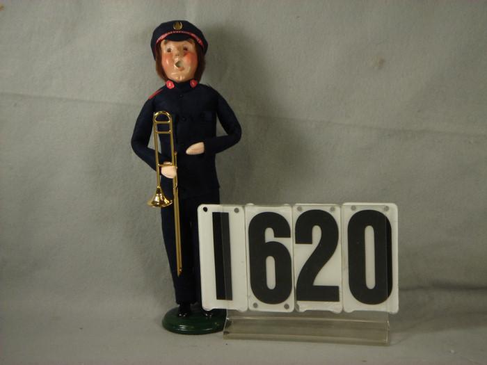 Appraisal: Byers Choice Ltd Salvation Army Man with trombone mint condition