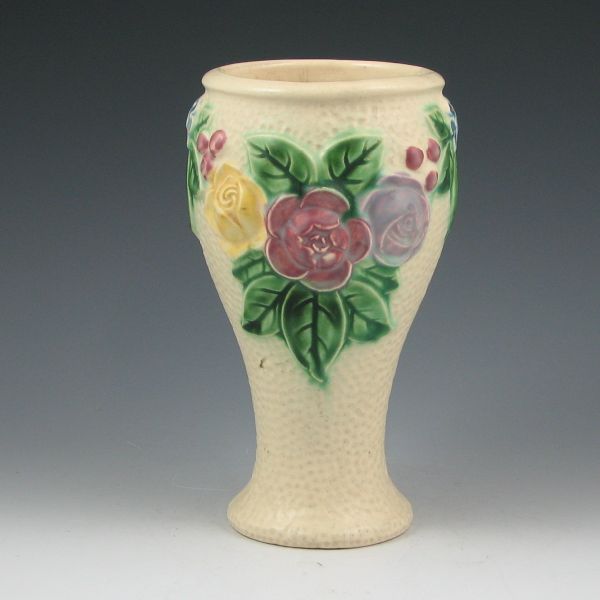 Appraisal: Roseville Rozane Line vase Marked Roseville Pottery Rozane Two small