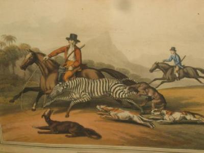 Appraisal: DUBOURG After Samuel Howitt Colonial Hunting Scenes set of ten