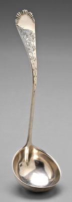 Appraisal: Wood Hughes sterling ladle Victoria No marks for Wood Hughes