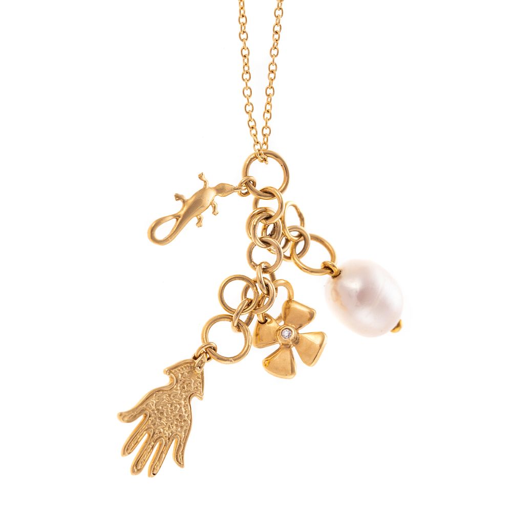 Appraisal: An K Charm Necklace by H Stern K yellow gold