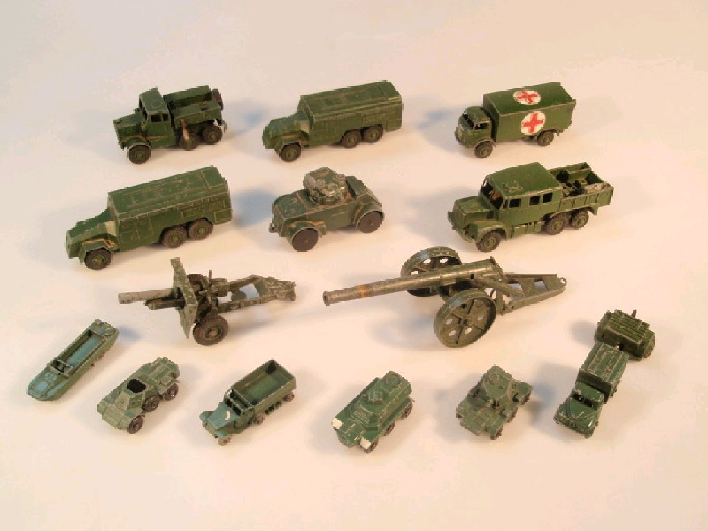 Appraisal: Assorted Dinky and other die-cast military vehicles