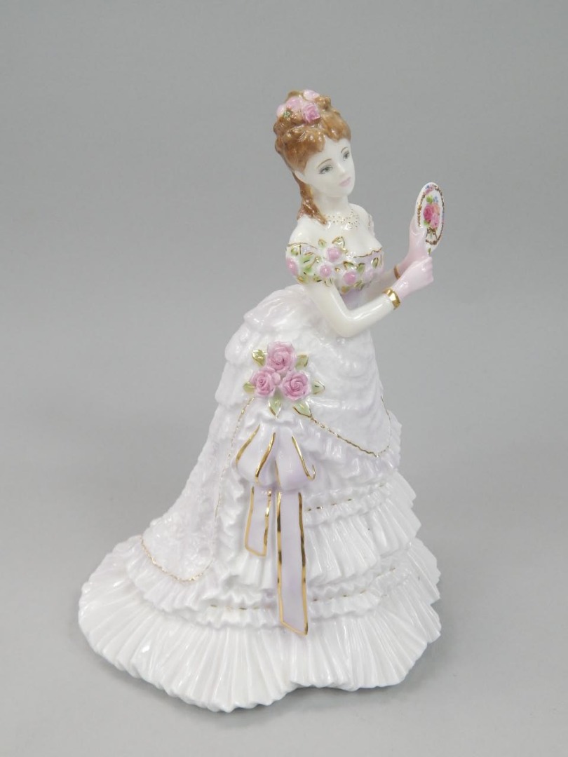 Appraisal: A Royal Worcester limited edition porcelain figure A Royal Presentation