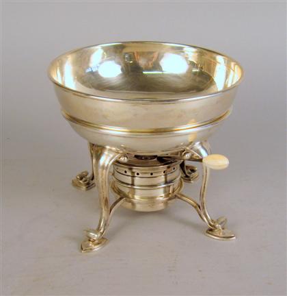 Appraisal: Associated Gorham sterling silver bowl and Mexican burner stand