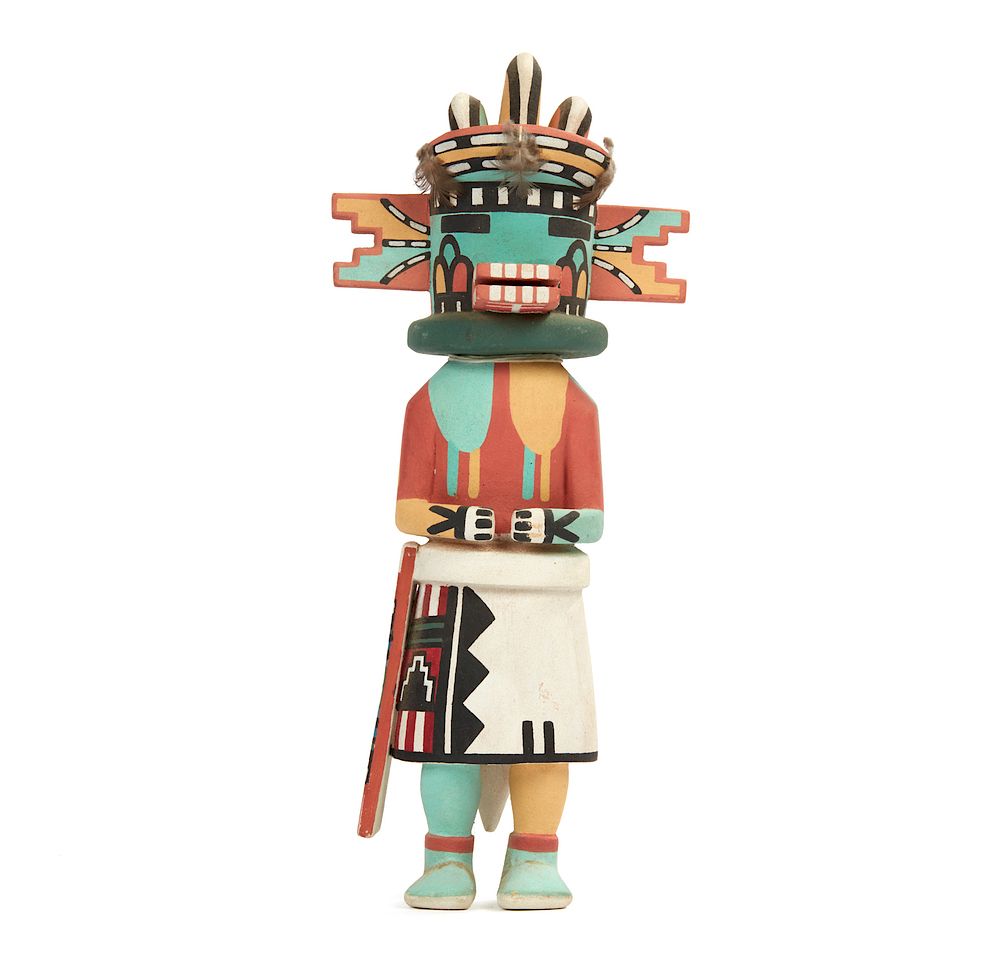 Appraisal: Hopi Cloud Kachina Omau-u Hopi Cloud Kachina Omau-u by unknown