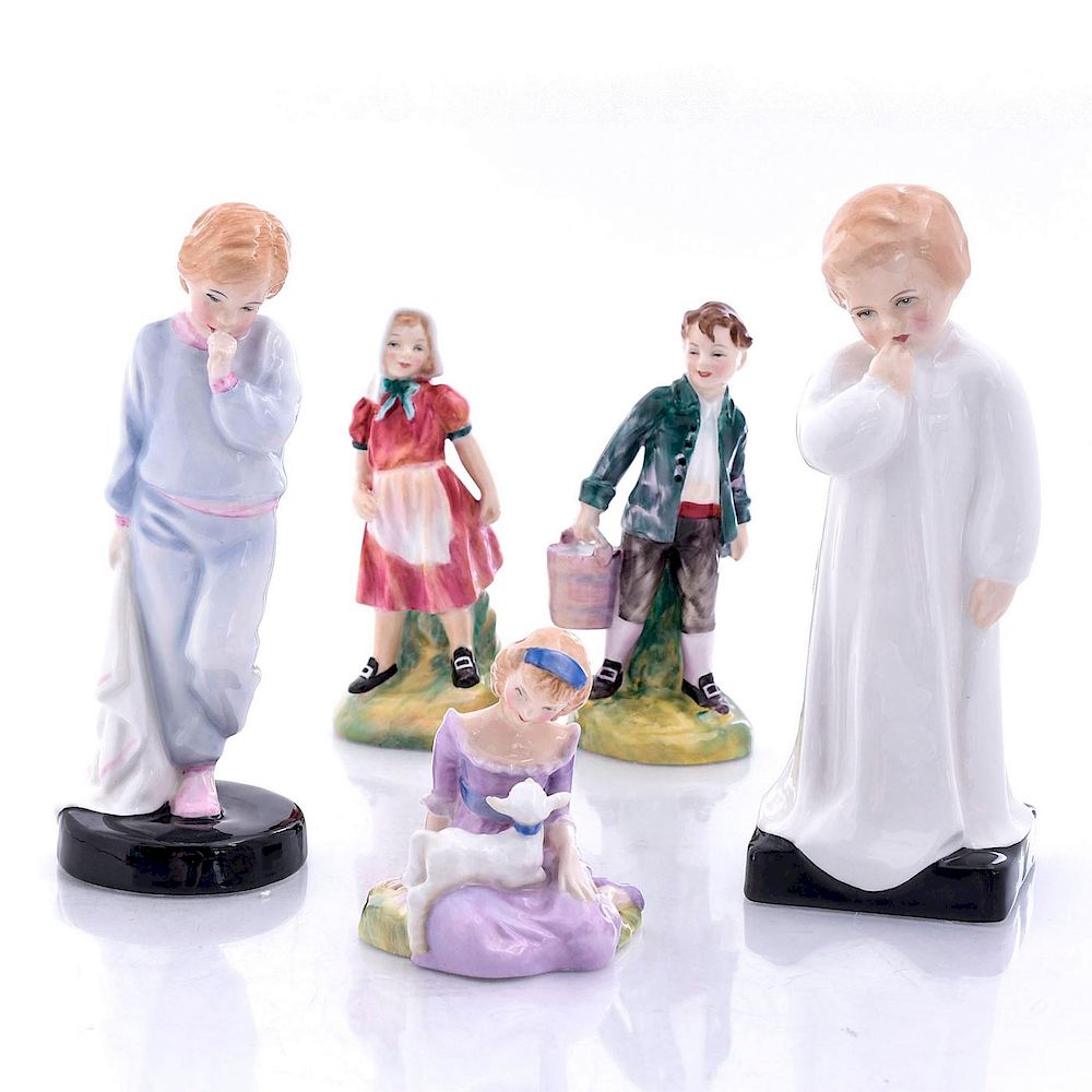 Appraisal: SET OF ROYAL DOULTON PORCELAIN FIGURINES All pieces titled to