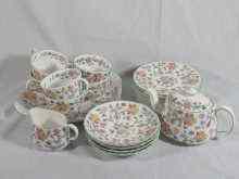 Appraisal: A Minton china '' Haddon Hall '' tea service comprising