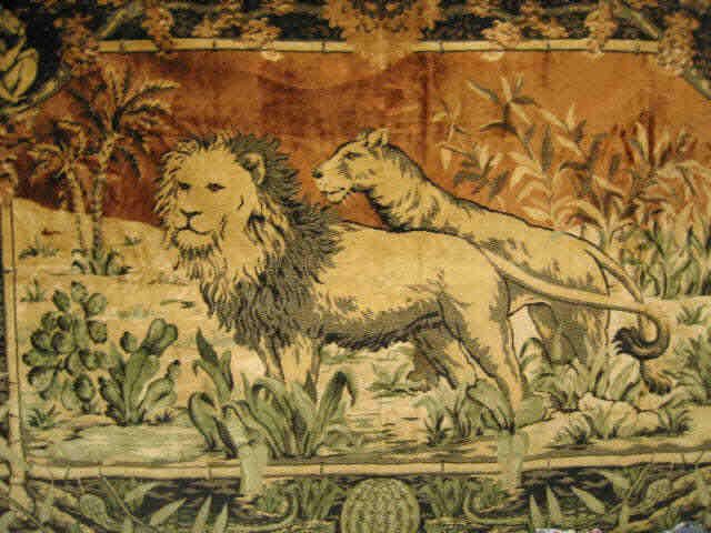 Appraisal: Tapestry of Lions