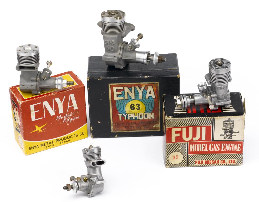 Appraisal: AN ENYA MODEL GLOW-PLUG AERO ENGINE c Japan LN with