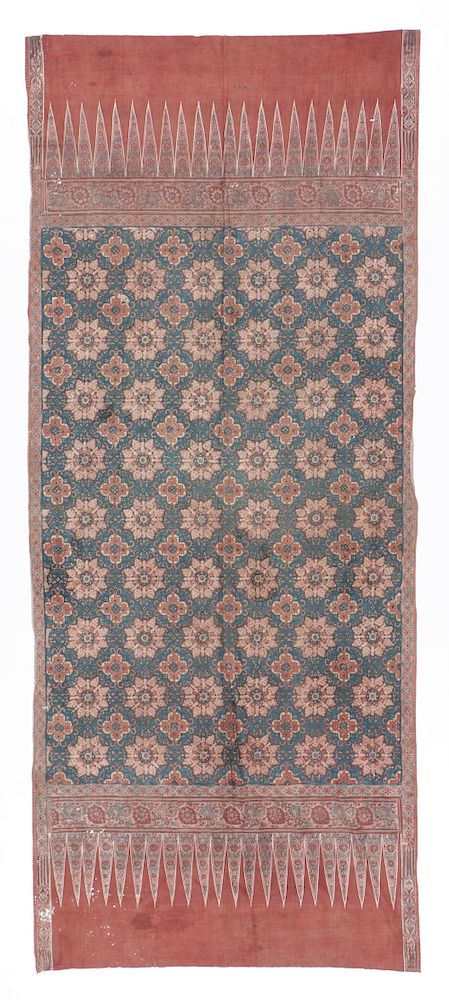 Appraisal: th C Indian Block Printed and Painted Textile th century