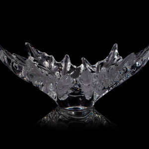 Appraisal: A Lalique Champs- lys es Bowl Second Half th Century