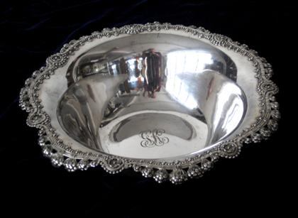 Appraisal: Sterling silver fruit bowltiffany co st half of the th