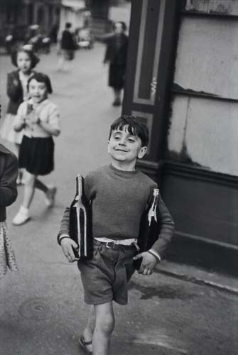 Appraisal: CARTIER-BRESSON HENRI - Rue Mouffetard Paris Silver print x inches