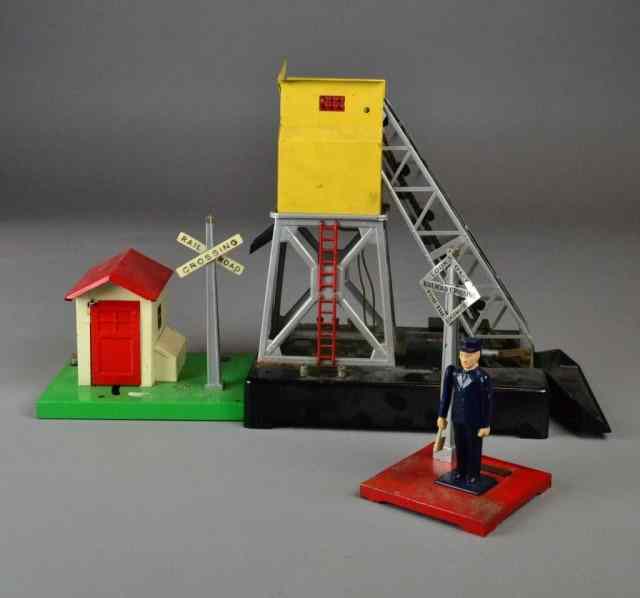 Appraisal: Lionel Coal Elevator Watchman Automatic GatemanTo include Lionel Automatic gateman