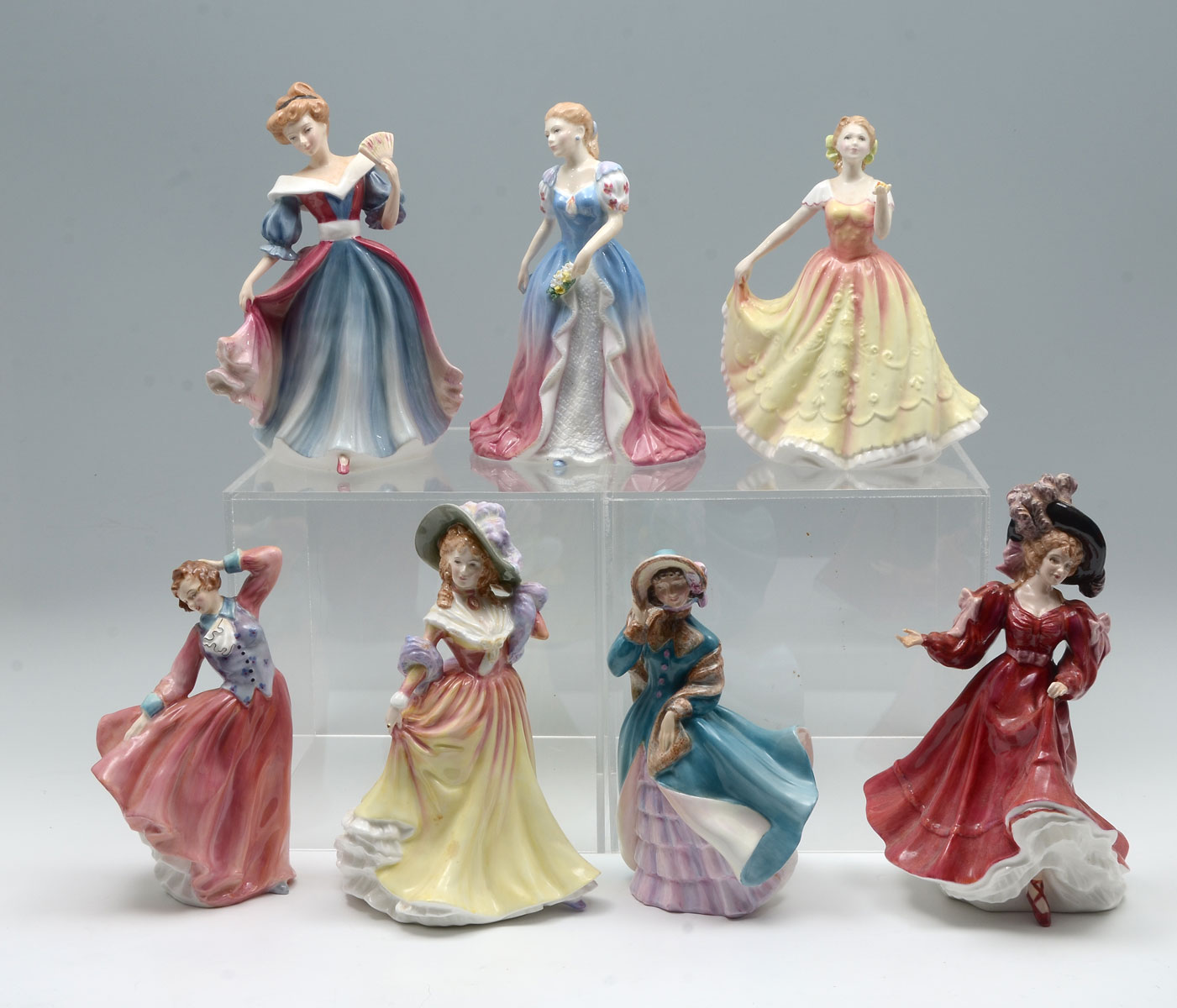 Appraisal: PC LOT OF ROYAL DOULTON LADIES ''Amy'' Figure of the