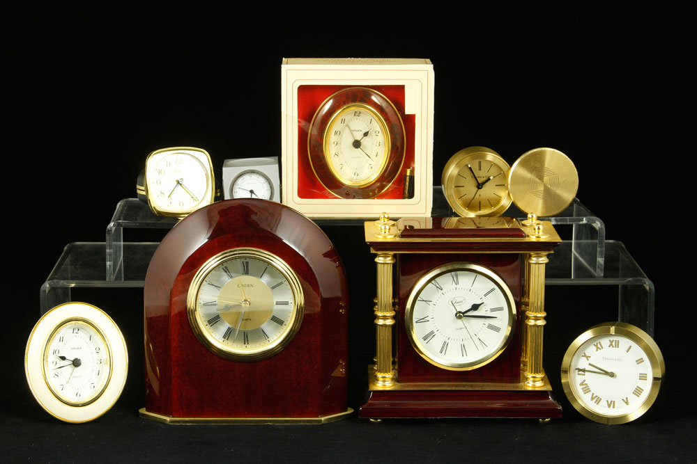 Appraisal: - Lot of Clocks Lot of eight clocks to include