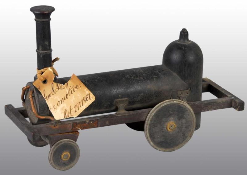 Appraisal: Patent Model of a Locomotive Description In the early days