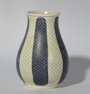 Appraisal: A Poole Pottery Contemporary vase pattern PKC designed by Alfred