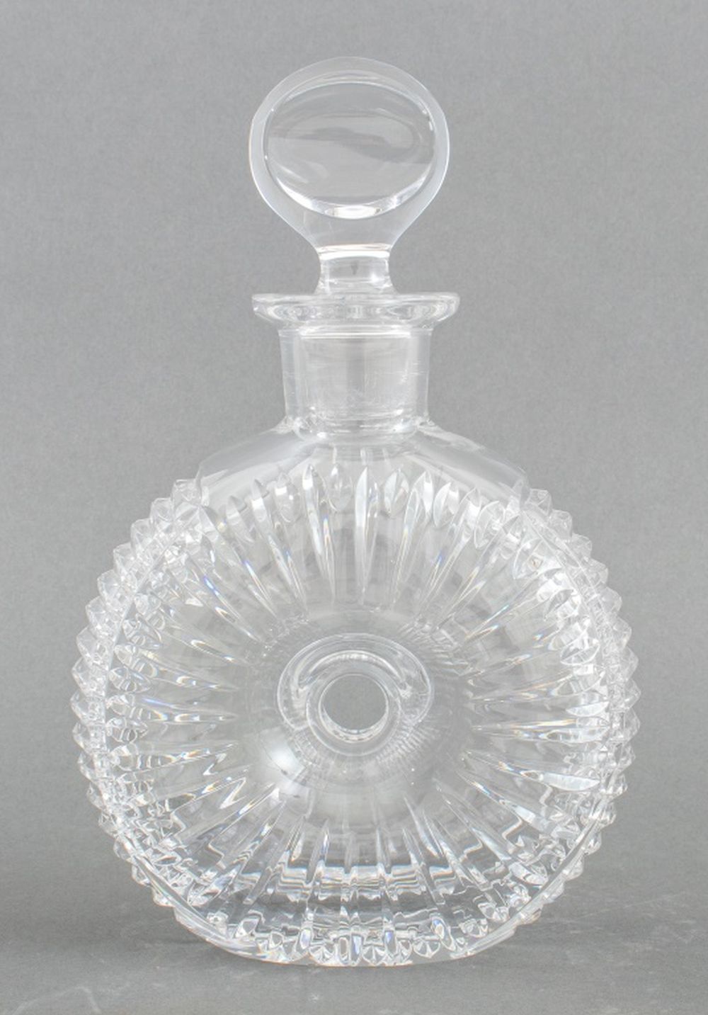 Appraisal: ATLANTIS EDITIONED CUT CRYSTAL BRANDY DECANTER Atlantis cut crystal glass