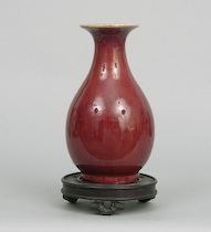 Appraisal: Chinese Sangue de Boeuf Vase ca Late th Early th