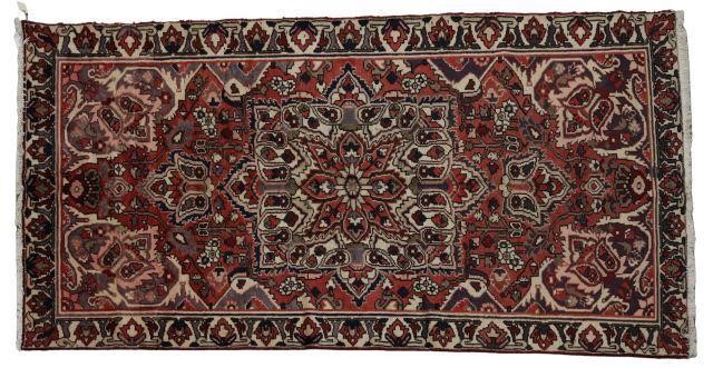 Appraisal: Hand-tied Persian Baktiari rug wear approx 'l ' w