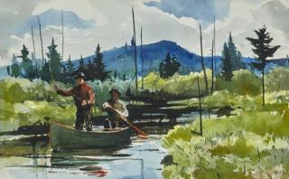 Appraisal: Chet Reneson b The Beaver Pond Chet Reneson b The