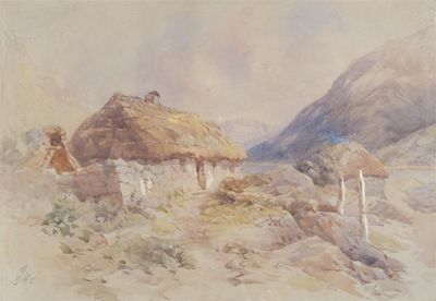 Appraisal: Frederick Tayler - Loch Dhu Signed titled and dated Watercolour