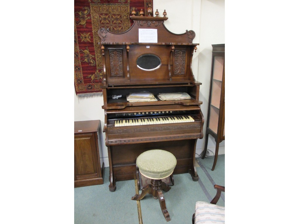 Appraisal: Victorian mahogany cased American Reed Organ by Needham Co and