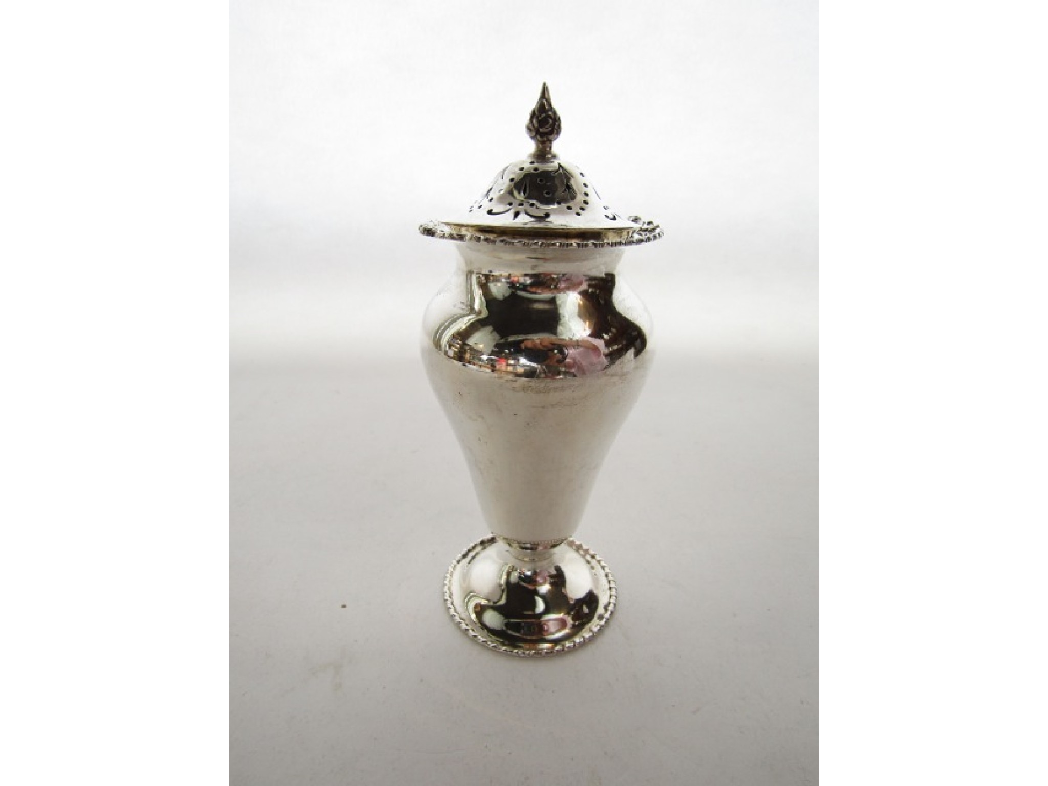 Appraisal: A George V silver sugar caster Josiah Williams Co London